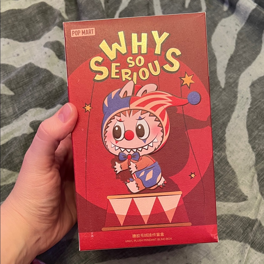 Popmart “Why So Serious” Labubu Plush Blind Box - String Puppet - BRAND NEW!